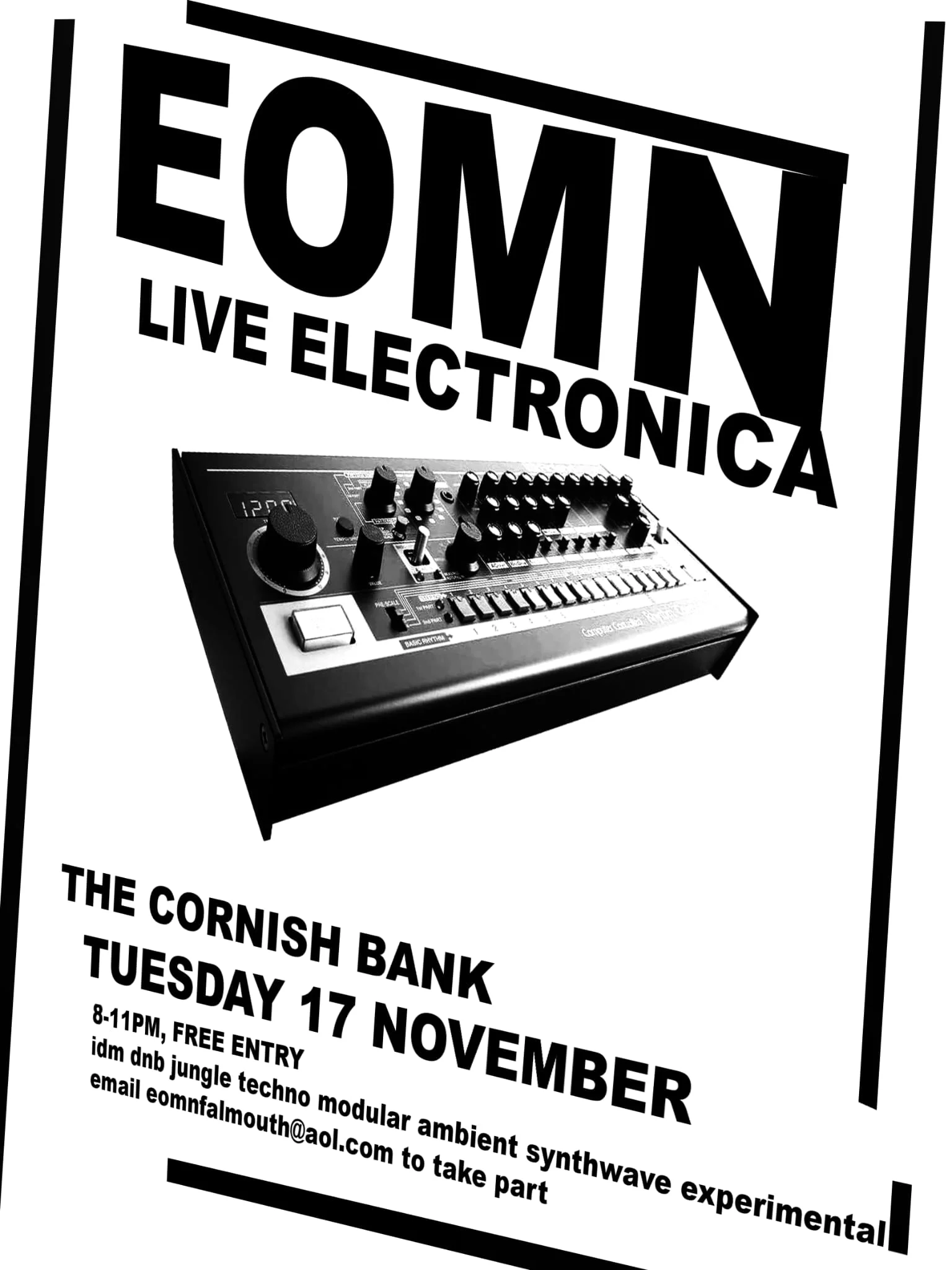 Cornish Bank - EOMN - Autumn 2026 Dates